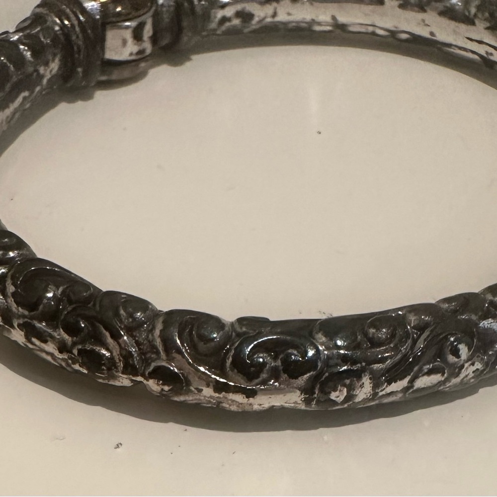 Brighton Elegant Silver Bangle Bracelet